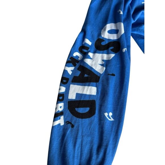 Disney Oswald The Lucky Rabbit "Sky Scrappers" Long Sleeve Tee Shirt Men's Sz L - Picture 9 of 13